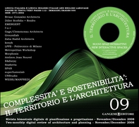 Complessità e sostenibilità: il territorio e l'architettura n. 09/2008 - Librerie.coop Complessità e sostenibilità: il territorio e l'architettura n. 09/2008 - Librerie.coop