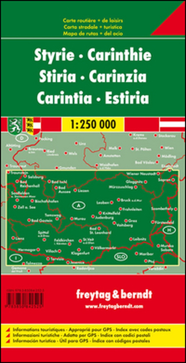 STIRIA CARINZIA 1:250.000 n.e. 2014 - Librerie.coop STIRIA CARINZIA 1:250.000 n.e. 2014 - Librerie.coop