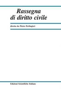Rassegna di diritto civile - Vol. 1 - Librerie.coop
