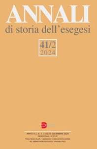 Annali di storia dell'esegesi - Vol. 41\2 - Librerie.coop
