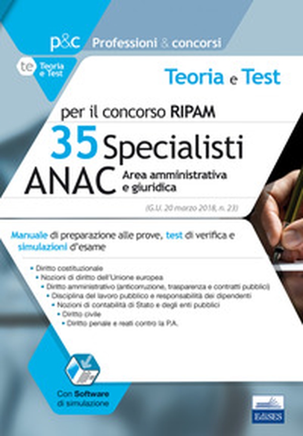 Concorso Ripam 35 specialisti ANAC. Area amministrativa e giuridica - Librerie.coop Concorso Ripam 35 specialisti ANAC. Area amministrativa e giuridica - Librerie.coop