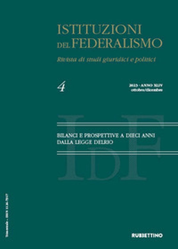 Istituzioni del federalismo. Rivista di studi giuridici e politici - Vol. 4 - Librerie.coop Istituzioni del federalismo. Rivista di studi giuridici e politici - Vol. 4 - Librerie.coop