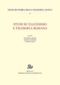 Studi su ellenismo e filosofia romana - Librerie.coop