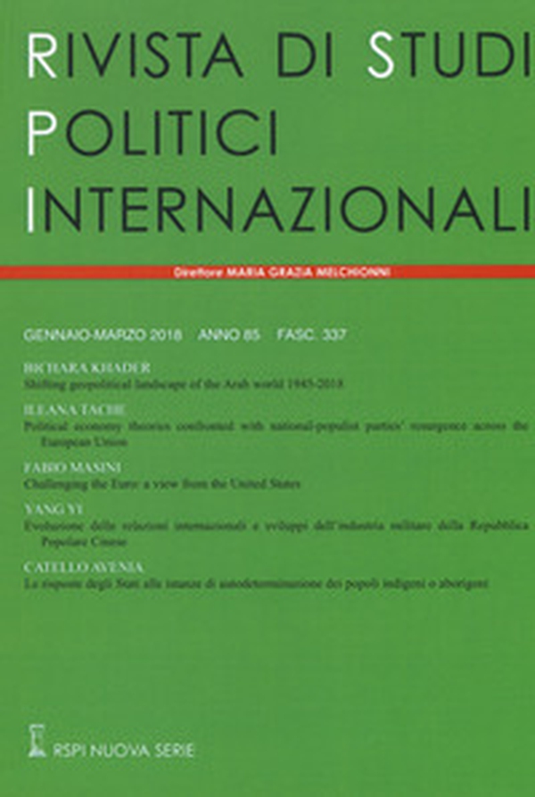 Rivista di studi politici internazionali - Librerie.coop Rivista di studi politici internazionali - Librerie.coop