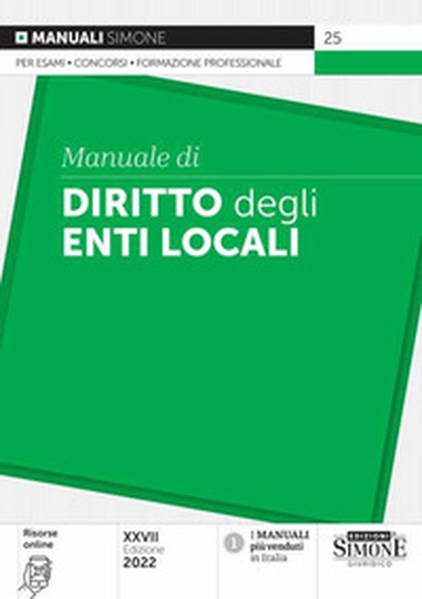 Manuale di diritto degli enti locali - Librerie.coop Manuale di diritto degli enti locali - Librerie.coop