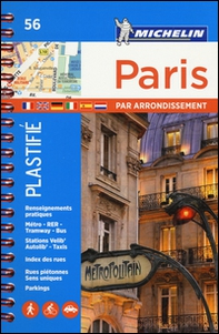 Paris par arrondissement. A spirale. 1:10.000 - Librerie.coop