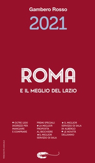 Roma e il meglio del Lazio del Gambero Rosso 2021 - Librerie.coop