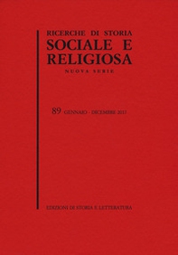 Ricerche di storia sociale e religiosa - Vol. 89 - Librerie.coop