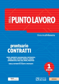 Il Punto Lavoro 1/2026 - Prontuario Contratti - Librerie.coop