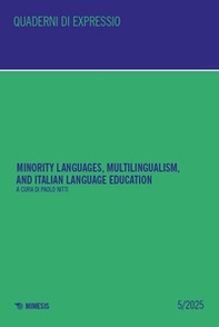Minority languages, multilingualism, and Italian language education - Vol. 5 - Librerie.coop