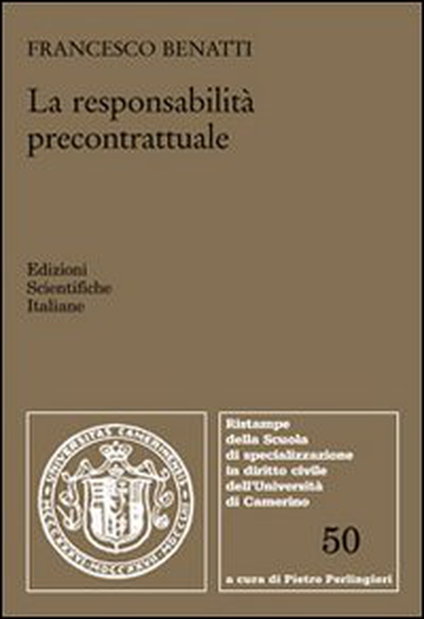 La responsabilità precontrattuale - Librerie.coop La responsabilità precontrattuale - Librerie.coop