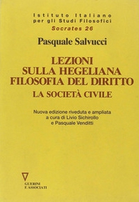 Lezione sulla hegeliana Filosofia del diritto. La società civile - Librerie.coop