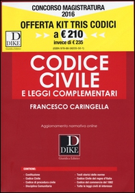 Tris codici concorso magistratura 2016 - Librerie.coop