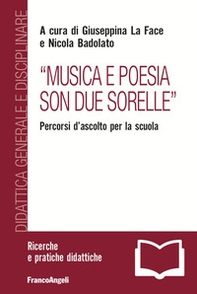 «Musica e poesia son due sorelle». Percorsi d'ascolto per la scuola - Librerie.coop