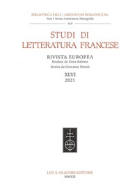 Studi di letteratura francese - Vol. 46 - Librerie.coop