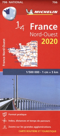 France Nord-Ouest 1:500.000 - Librerie.coop
