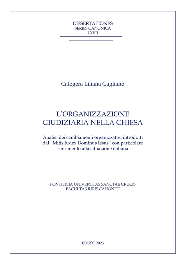 L'organizzazione giudiziaria nella Chiesa - Librerie.coop L'organizzazione giudiziaria nella Chiesa - Librerie.coop