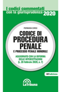 Codice di procedura penale e processo penale minorile - Librerie.coop