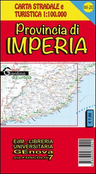 Provincia di Imperia. Carta stradale 1:100.000 - Librerie.coop
