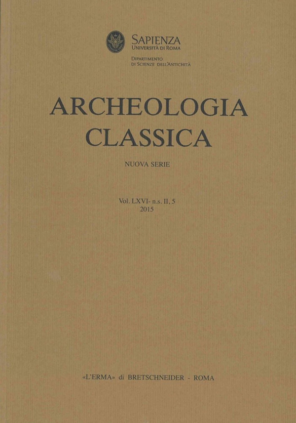 Archeologia Classica, n.s. II, 5, vol. 66,  2015 - Librerie.coop