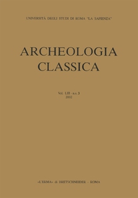Archeologia Classica, 2002, vol.53, n.s. 3 - Librerie.coop