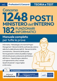 Concorso RIPAM. 182 Funzionari informatici Ministero dell'interno - Librerie.coop