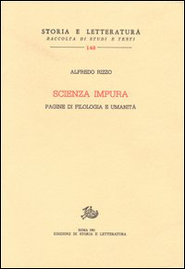 Scienza impura. Pagine di filologia e umanità - Librerie.coop Scienza impura. Pagine di filologia e umanità - Librerie.coop