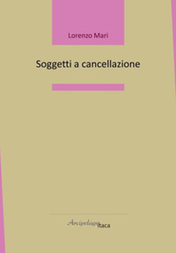 Soggetti a cancellazione - Librerie.coop Soggetti a cancellazione - Librerie.coop