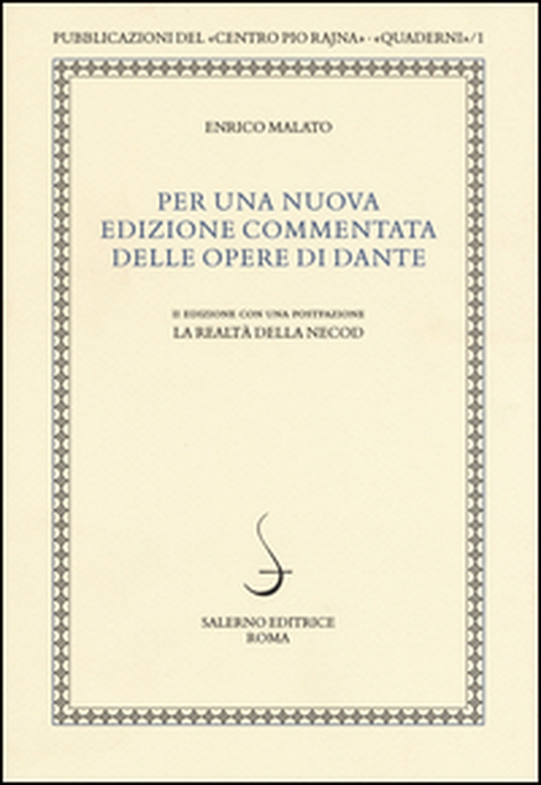 Per una nuova edizione commentata delle opere di Dante - Librerie.coop Per una nuova edizione commentata delle opere di Dante - Librerie.coop