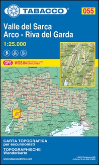 Valle del Sacra. Arco. Riva del Garda 1:25.000 - Librerie.coop