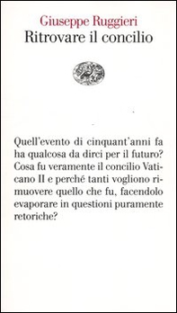 Ritrovare il concilio - Librerie.coop Ritrovare il concilio - Librerie.coop