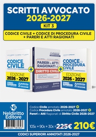 Kit 3 Codice civile + Codice di procedura civile annotati+ Pareri di civile 2026 - Librerie.coop