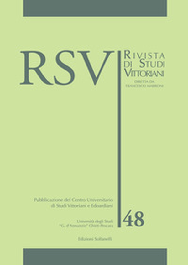 RSV. Rivista di studi vittoriani - Vol. 48 - Librerie.coop RSV. Rivista di studi vittoriani - Vol. 48 - Librerie.coop