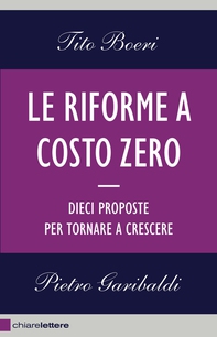 Le riforme a costo zero - Librerie.coop Le riforme a costo zero - Librerie.coop