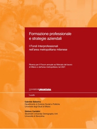 Formazione professionale e strategie aziendali. I Fondi Interprofessionali nell'area metropolitana milanese - Librerie.coop