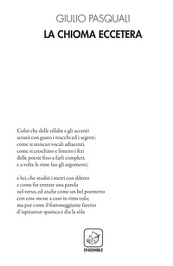 La chioma eccetera - Librerie.coop