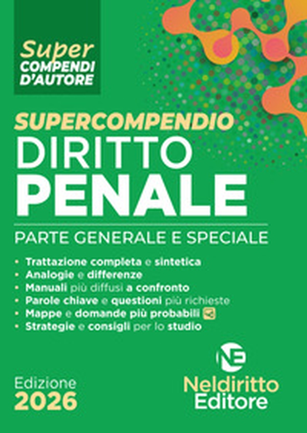 Supercompendio di diritto penale 2026 - Librerie.coop