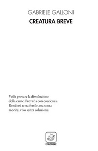 Creatura breve - Librerie.coop Creatura breve - Librerie.coop