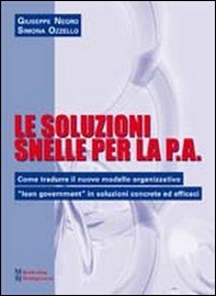 Le soluzioni snelle per la P.A. - Librerie.coop