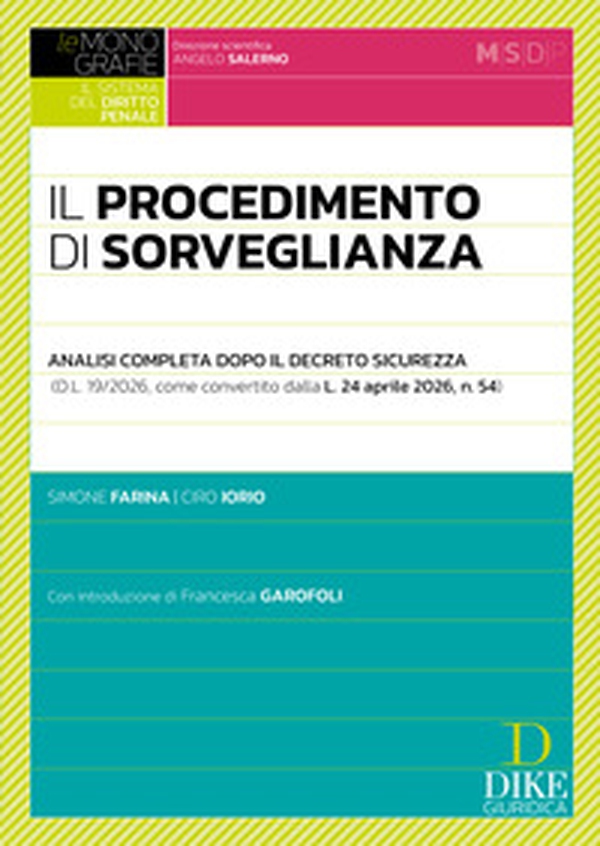 Il procedimento di sorveglianza - Librerie.coop