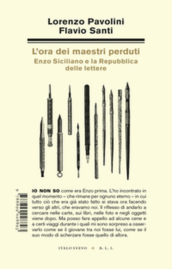 L'ora dei maestri perduti. Enzo Siciliano e la Repubblica delle lettere - Librerie.coop L'ora dei maestri perduti. Enzo Siciliano e la Repubblica delle lettere - Librerie.coop