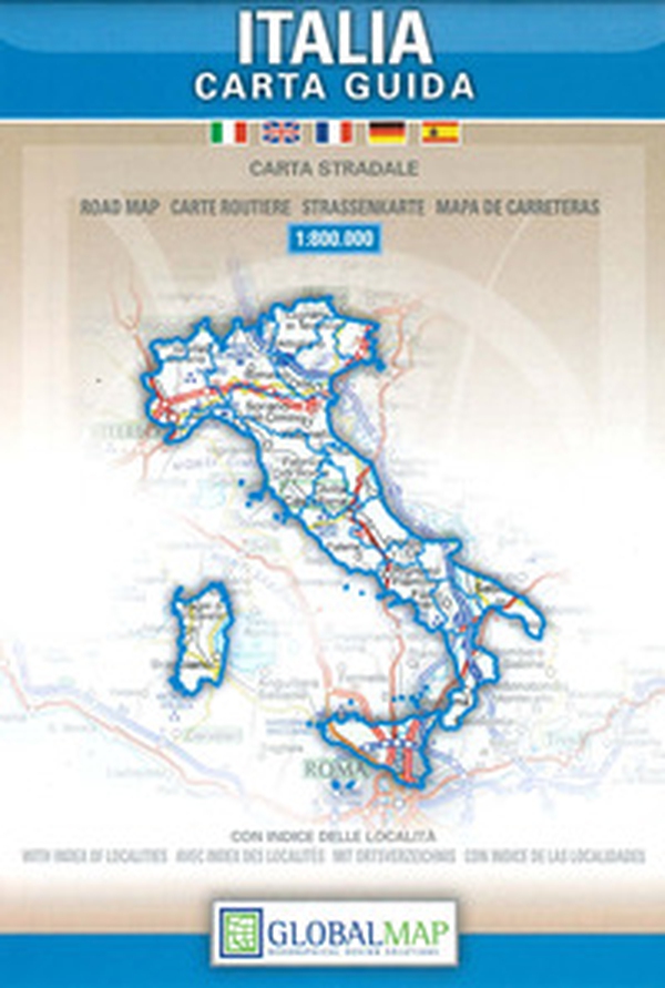 Carta d'Italia 1:800.000. Carta guida - Librerie.coop Carta d'Italia 1:800.000. Carta guida - Librerie.coop