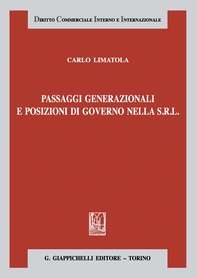 Passaggi generazionali e posizioni di governo nella S.r.l. - Librerie.coop Passaggi generazionali e posizioni di governo nella S.r.l. - Librerie.coop