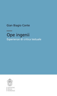 Ope ingenii. Esperienze di critica testuale - Librerie.coop Ope ingenii. Esperienze di critica testuale - Librerie.coop