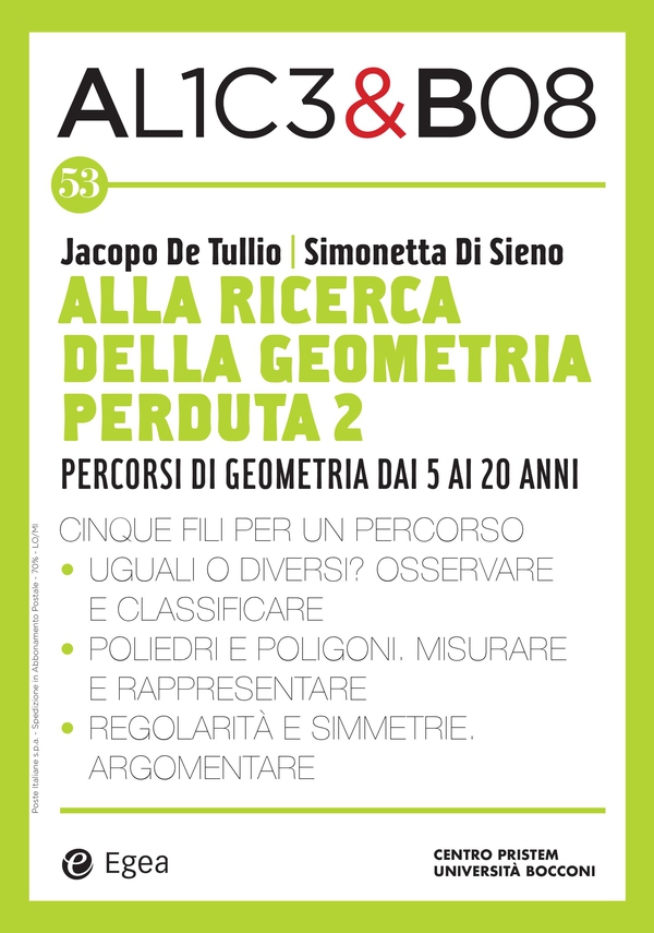 Alice & Bob 53. Alla ricerca della geometria perduta 2 - Librerie.coop Alice & Bob 53. Alla ricerca della geometria perduta 2 - Librerie.coop