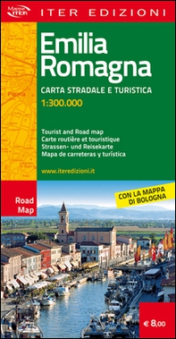 Emilia Romagna. Carta stradale e turistica 1:300.000 - Librerie.coop