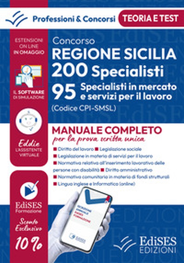 Concorso regione Sicilia 200 specialisti 95 mercato... - Librerie.coop
