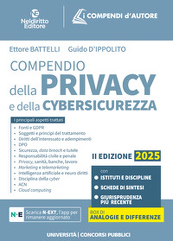 Compendio di normativa sulla privacy e cybersicurezza 2025 - Librerie.coop Compendio di normativa sulla privacy e cybersicurezza 2025 - Librerie.coop