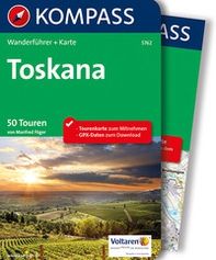 Guida escursionistica n. 5762. Toskana. Con carta - Librerie.coop