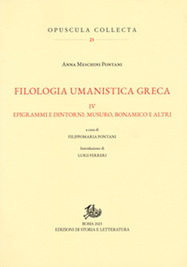 Filologia umanistica greca - Vol. 4 - Librerie.coop Filologia umanistica greca - Vol. 4 - Librerie.coop